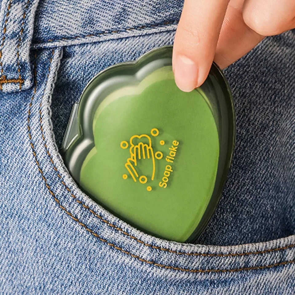 Set Of 50 Mini Paper Soap, Disposable Hand Paper Soap, Travel Soap Paper Sheet, Scented Slice Sheets, Pocket Soaps for Hand Wash Set Of 50 Mini Paper Soap, Disposable Hand Paper Soap, Travel Soap Paper Sheet, Scented Slice Sheets, Pocket Soaps for Hand Wash